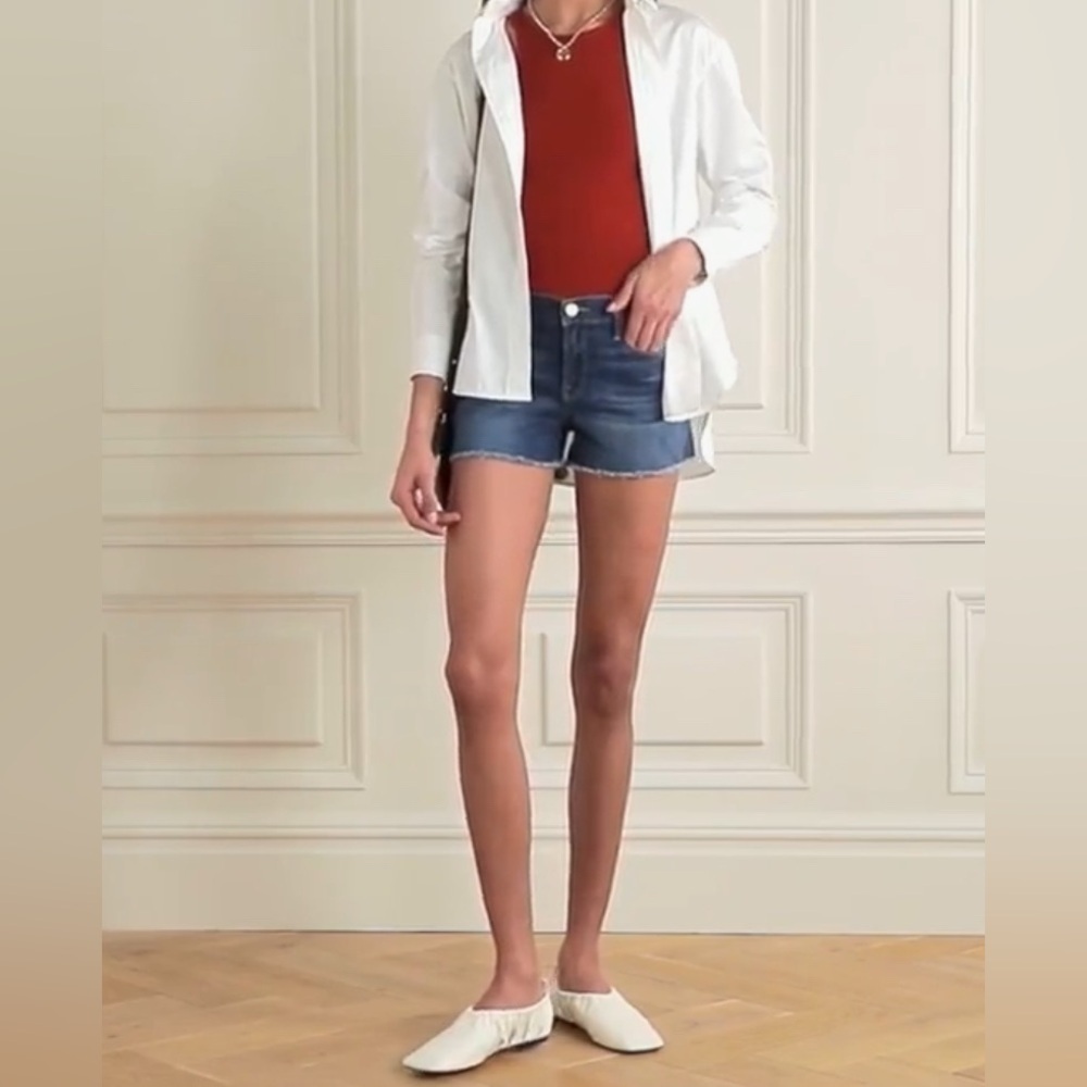FRAME Le Cutoff Frayed Denim Shorts/29 NWT